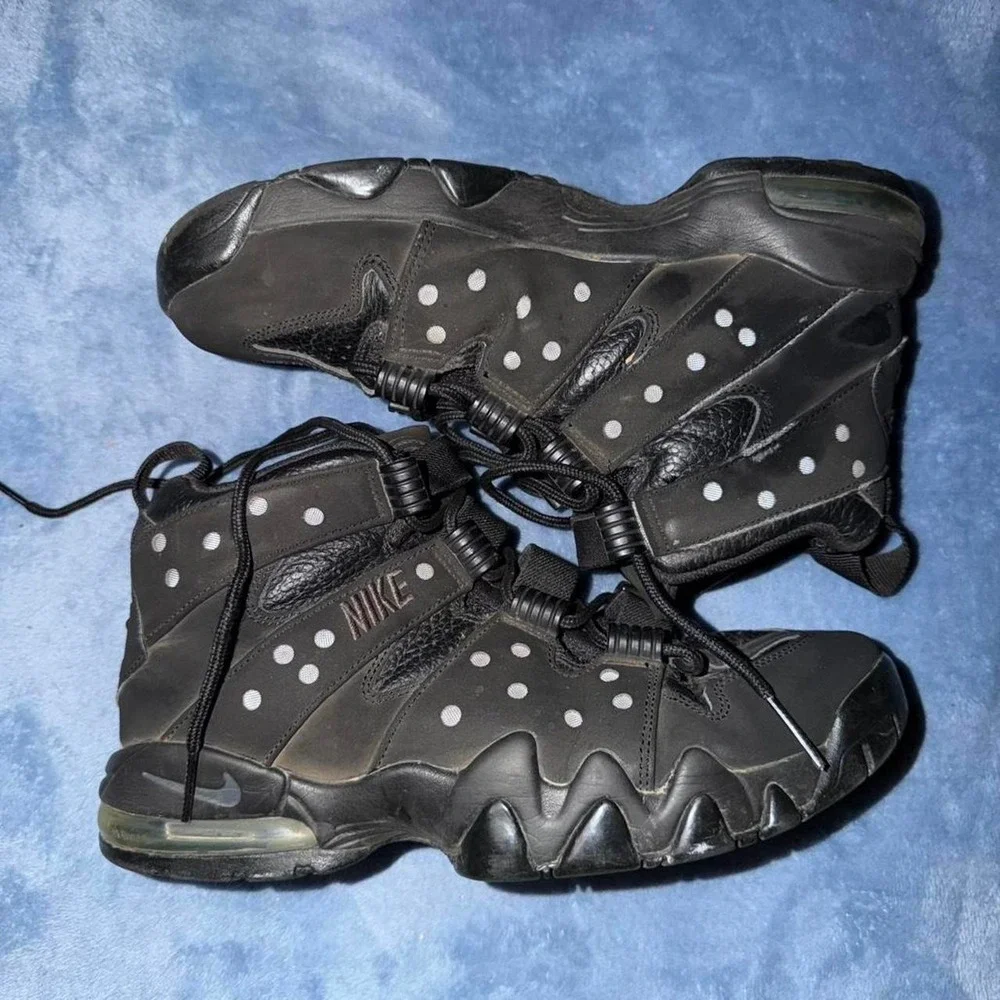 Nike Air Max 2 CB 94 Triple Black - Charles Barkley - Size 8 Men